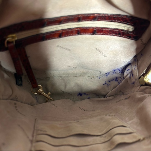 Brahmin Lane Pecan Melbourne Crossbody - Picture 6 of 16